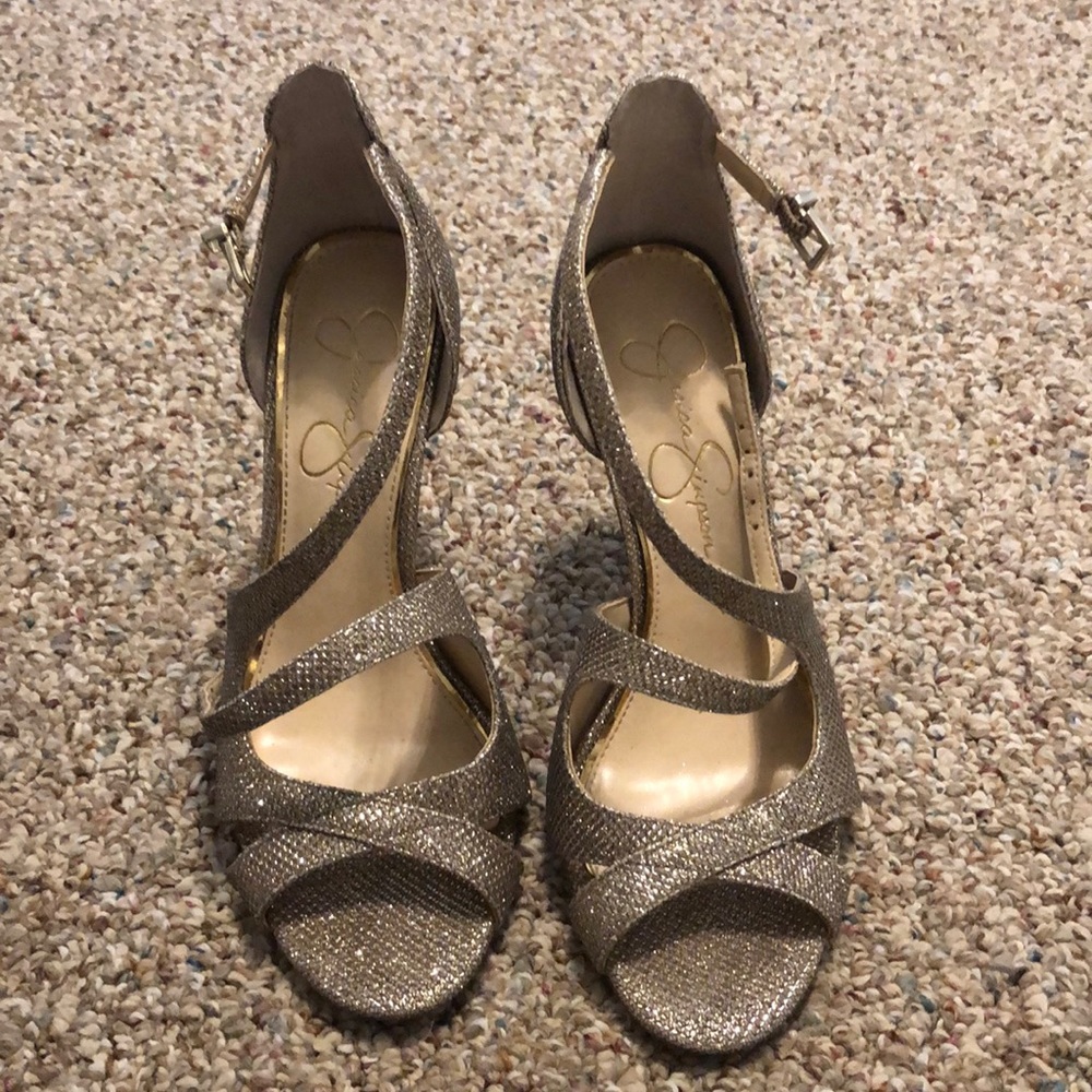 Jessica Simpson sparkly heels